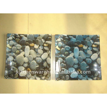 KF20- pebbles high quality Tempered glass
